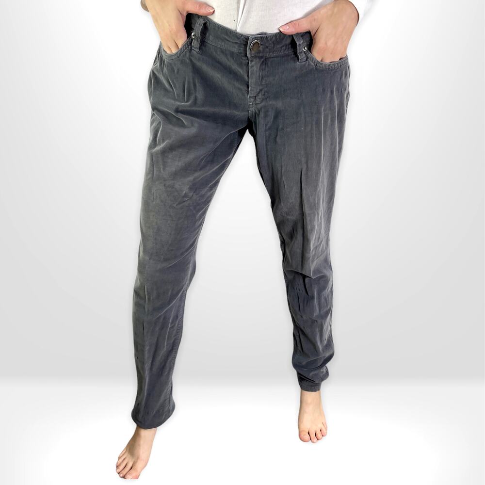 LIFE IN PROGRESS Gray Corduroy Straight Leg Pants